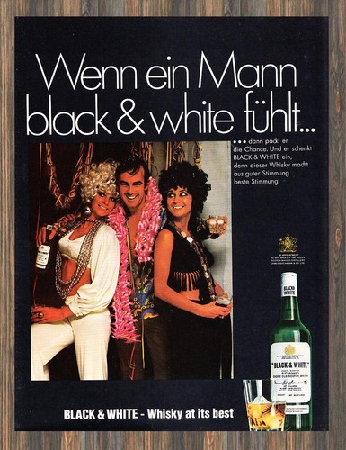 Black white whisky - black,