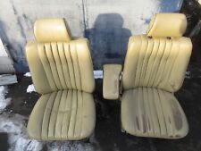 Sitze M-B Tex Kunstleder creme beige m. Mal Mercedes-Benz W123 Limousine