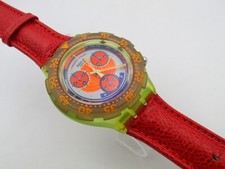 SWATCH AQUA-CHRONO RED HARBOUR