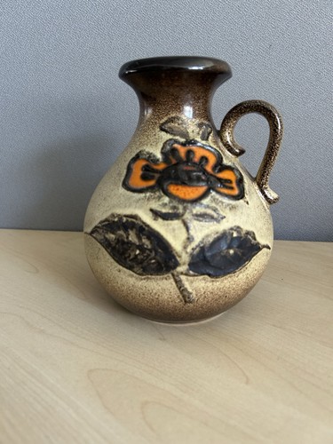 Vintage scheurich vase 495 - vintage,