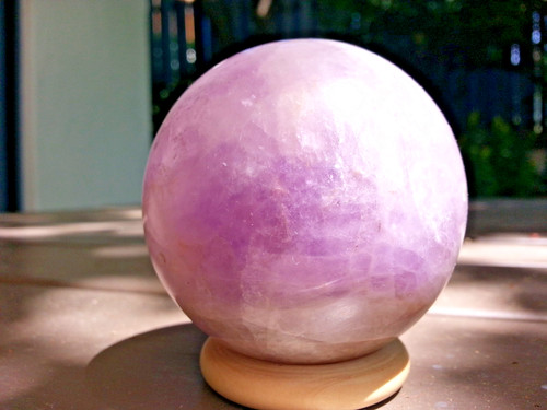 Amethyst quarz kugel 382 g - kugel, ca.