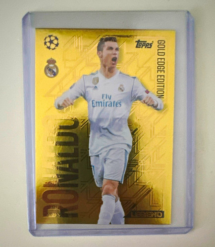 Topps cristiano ronaldo gold - ronaldo,