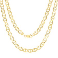 14K Gelbgold Solide 6mm Herren