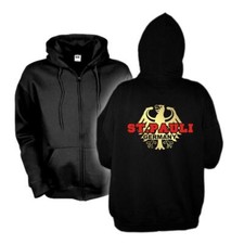 Kapuzenjacke St. Pauli Germany, Fan Hoodie mit Bundesadler (SFU06-06e)