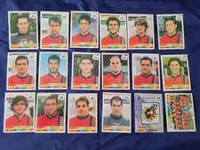 Panini World Cup France 98 1998, Spain Spanien #228-245, original foil stickers