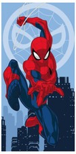 Marvel Badetuch Handtuch Strandtuch Spider Man Spinne Netz 70 x 140 cm groß