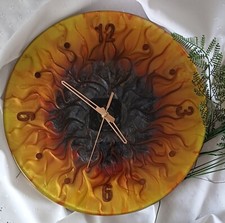 Wanduhren Aus Epoxidharz Handgefertigt