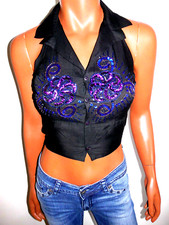 Top 38 S 40 M Bluse Neckholder