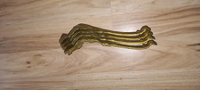 4 verzierten antiken massiven Messingtischbeinen /Tischbeschlägen , 29 cm