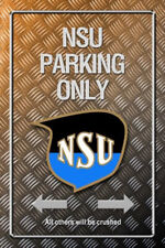 Blechschild 20x30 NSU parking