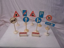 SIKU Konvolut alte große Verkehrsschilder