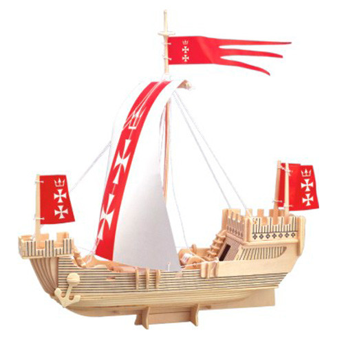 Kogge holzbausatz schiff - kogge,