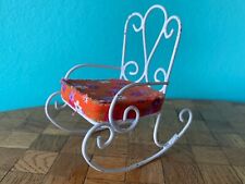 Schaukelstuhl Garten Stuhl Bodo Hennig 60/70er Puppenstube Puppenhaus 1:12 chair