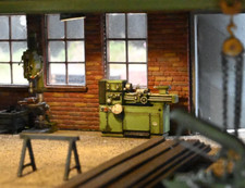 Drehmaschine Kart E3N DDR Werkstatt Schlosserei H0 1:87 Modell Bausatz 3D Druck