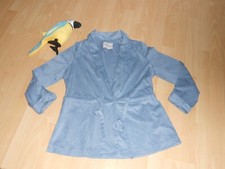 Orsay Blazer Wildlederoptik 38 (M) jeansblau / graublau