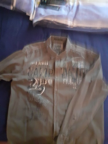 Camp david hemd langarm - david, xl