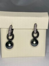 YOKO London - Ohrstecker - 18 K Gold, Perle, Diamanten