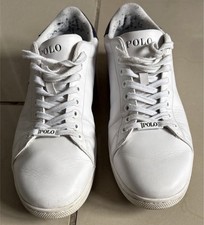 Polo Ralph Lauren Sneaker Herren Leder Weiß Gr.43