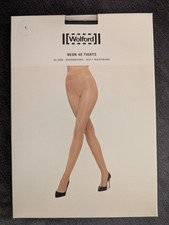 Wolford Neon 40 Strumpfhose/Tights, Farbe: Schwarz/Black, Größe L, 40 DEN, Neu