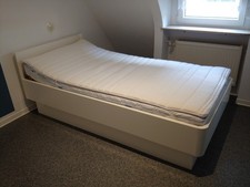 Schlüter Comfort 4 deluxe Senioren-Bett weiß mit Stauraum und Lattenrost  