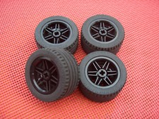 Lego Technic 4 Räder Reifen