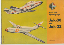 DDR Kranich Modellbogen  "JAK-30 und JAK-32"mit Metallfolie