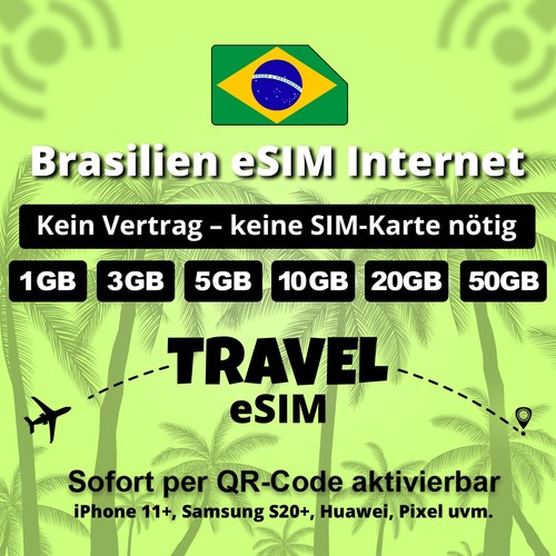 Brasilien travel esim - esim, internet