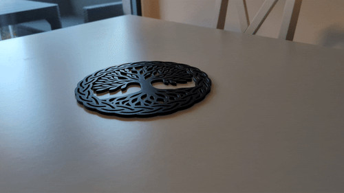 Yggdrasil lebensbaum wandkunst - yggdrasil,