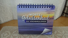  Worte der Gelassenheit - Wochenkalender Kalender 2019 Tischkalender - NEUWERTIG