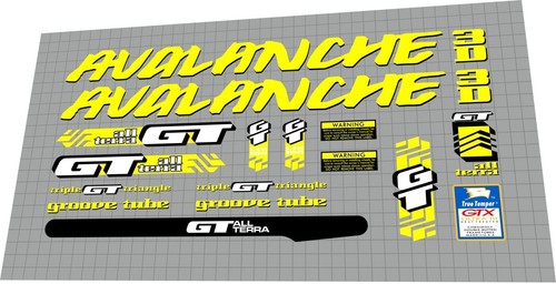 1992 avalanche yellow decal - 1992,