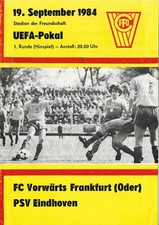 FC VORWARTS FRANKFURT V PSV