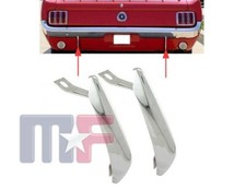 2 Stoßstangenhörner verchromt hinten 1964-66 Ford Mustang 1965 1966