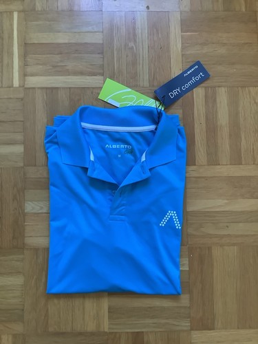 Alberto golf polo - herren, blau