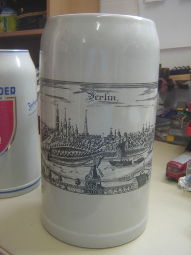 Bierkrug liter motiv alt - liter,