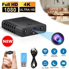 Mini IP Kamera 1080P HD 4K Camera Außen Überwachungskamera IR Cam Nachtsicht