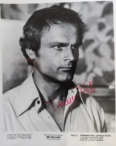 Terence hill autogramm - terence,