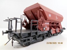 (0MIS46) ZIMMERMANN Spur 0 Dienstschotterwagen DGW 266 der DB, MESSING, OVP