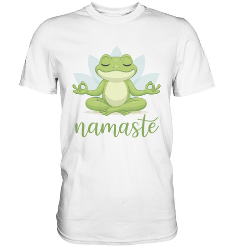 Namaste yoga frosch - namaste,