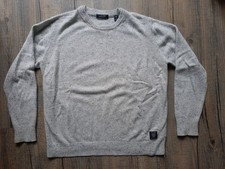 Scotch & Soda Pulli, beige meliert, Gr. XL, mit Wolle