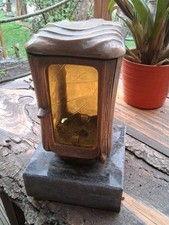 Edle Grablampe aus Bronze /