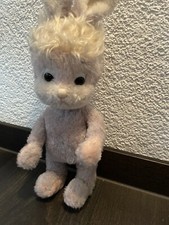 Vintage 1960er Merrythought Mohair Twisty 'Rabbit Hase Kuscheltier 60s