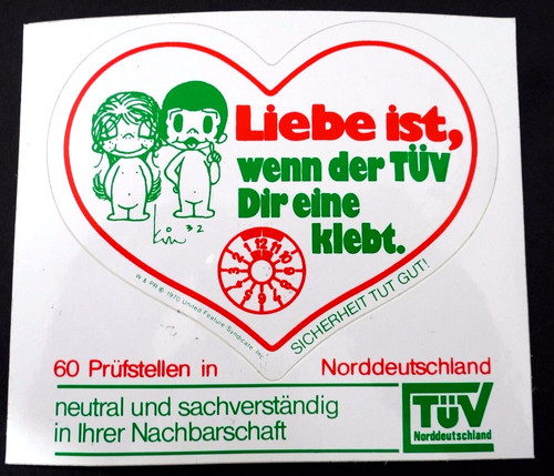 Werbe aufkleber liebe - werbe-aufkleber, wenn