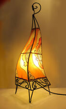 Stehlampe Orientalisch Afrika Asia Leder Lampe Hennalampe Lederleuchte, 70,5 cm