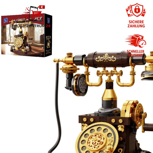 Retro telefon bausteinset für - retro,