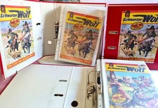 Bastei Schwarzer Wolf Nr.1-68 Kpl. Im 3 Sammelordner sehr gut Wert über  1800 €