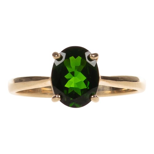 Ring gold 375 mit - in,