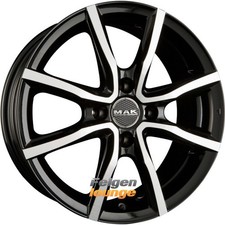 4 Alufelgen MAK MILANO 4 Black Mirror Face 6,5x16 ET30 4x98 16 Zoll