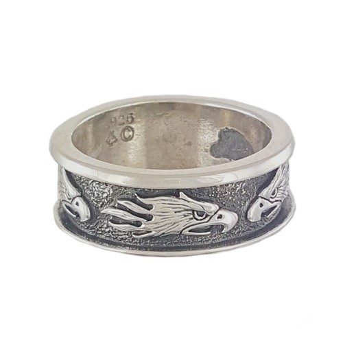 Indianerschmuck adlerring 925 - adlerring,