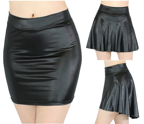 Minirock damen kunstleder - damen,