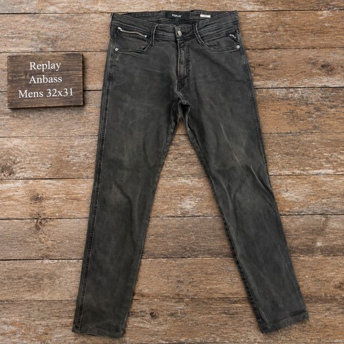 Replay anbass slim fit jeans - anbass,